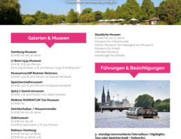 Hauptstadtreisen - Programmflyer