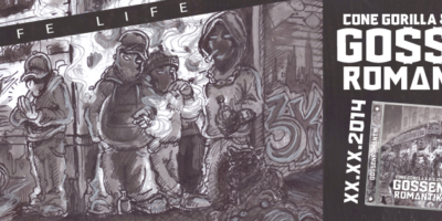 Cone Gorilla - Werbebanner für GR Tonträger